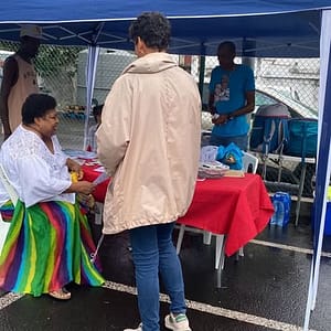 Participants réunis lors d’une action associative de la Fédération La Belle Créole